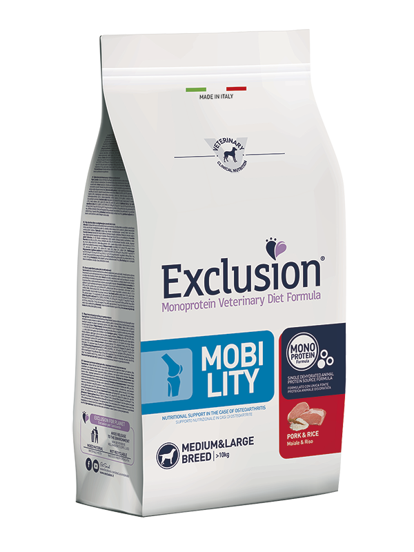 EXCLUSION MOBILITY PORK & RICE 12 kg