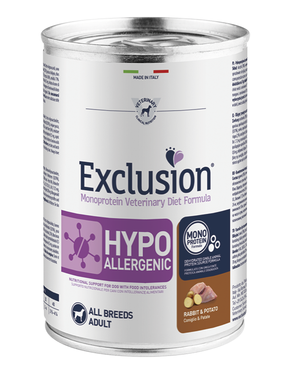 EXCLUSION HYPOALLERGENIC RABBIT & POTATO ALL BREEDS 200 gr