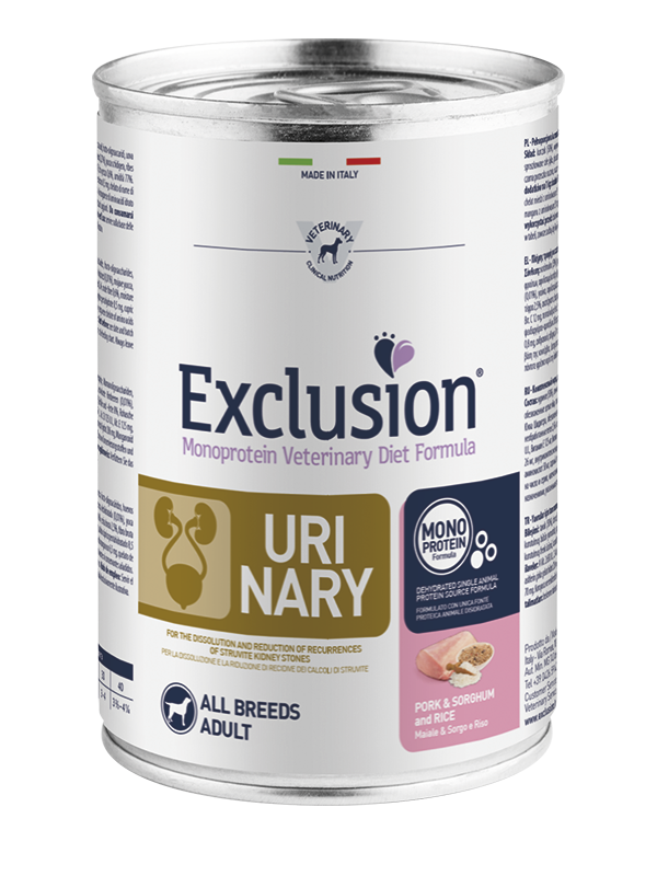 EXCLUSION URINARY PORK & SORGHUM AND RICE 400 gr