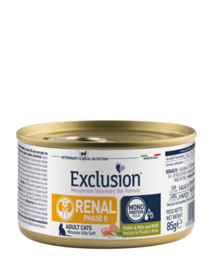 EXCLUSION RENAL PHASE 2 PORK & PEA AND RICE 85 GR